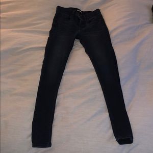 Navy high rise jeggings